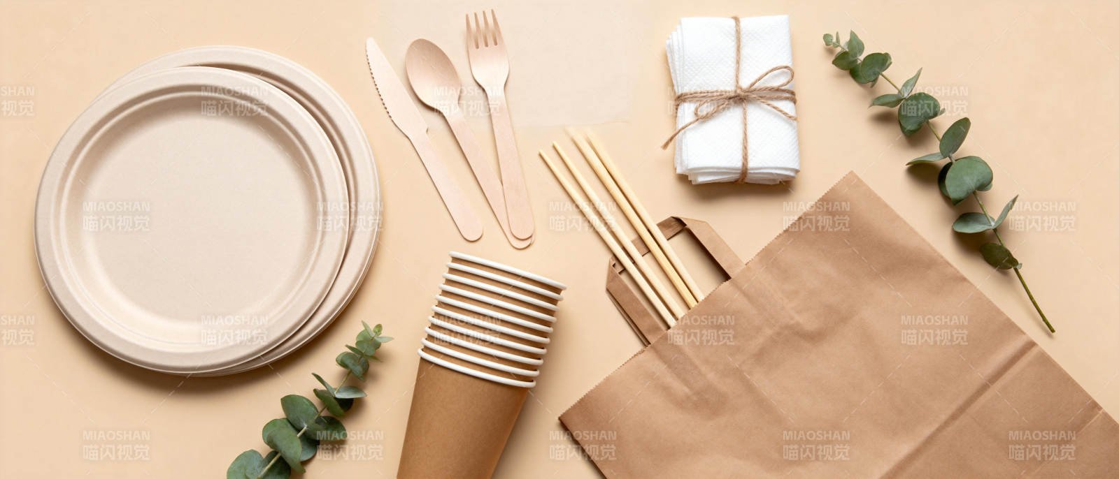 环保餐具套装展示图片