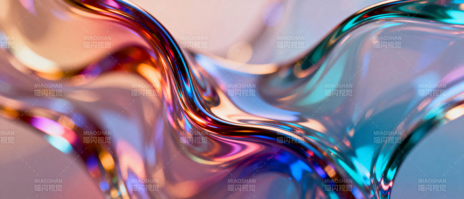 流光溢彩的液态艺术图片