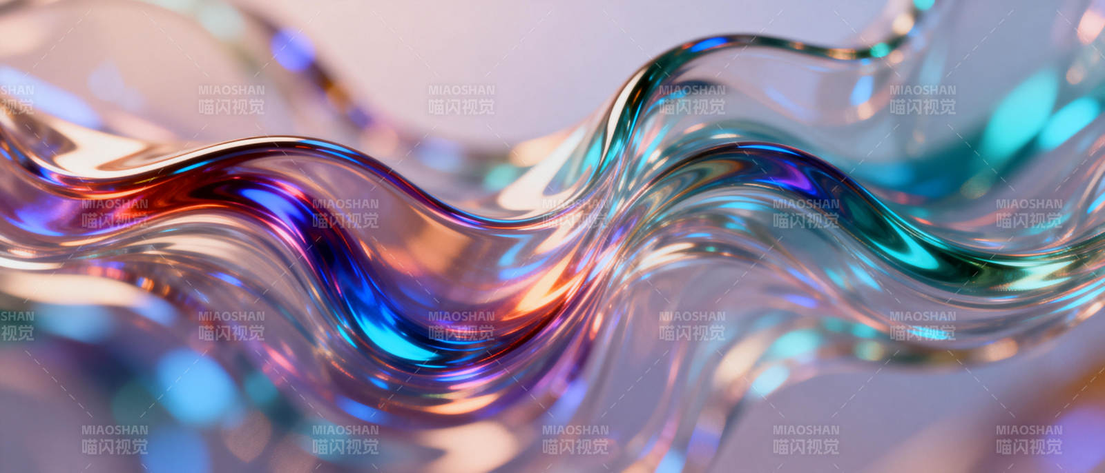 流光溢彩的波纹图片