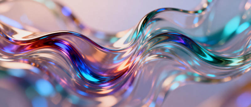 流光溢彩的波纹图片