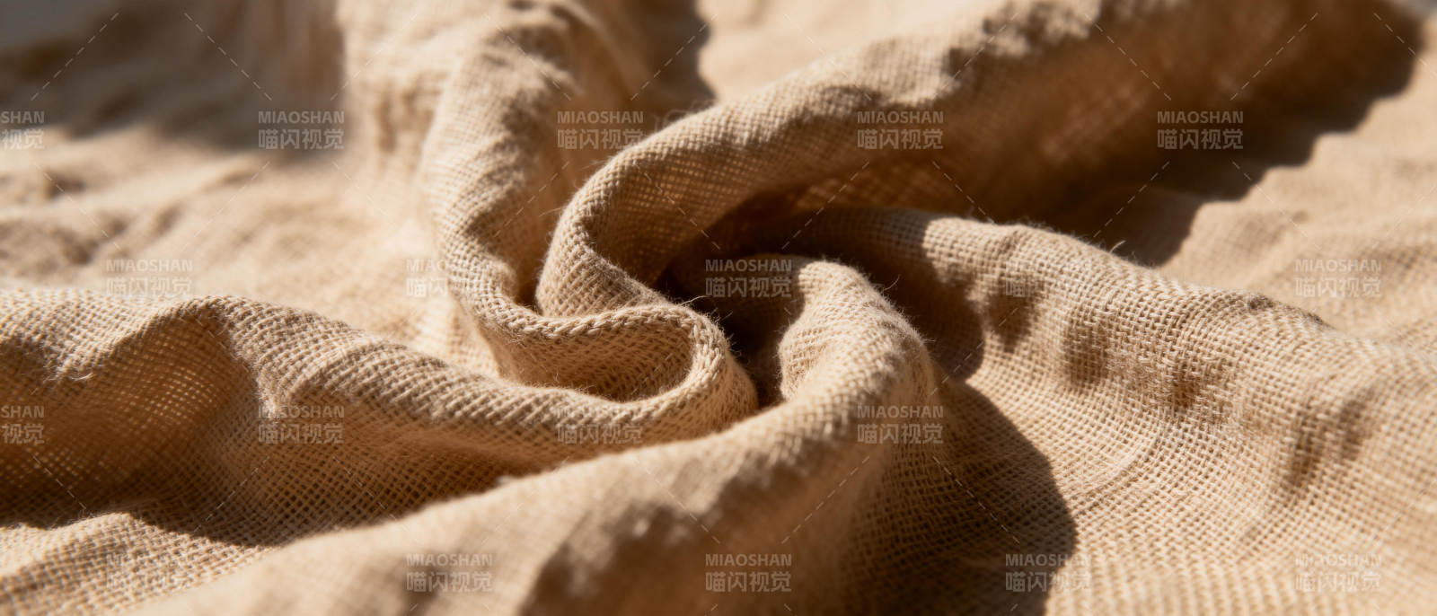 麻布纹理特写图片