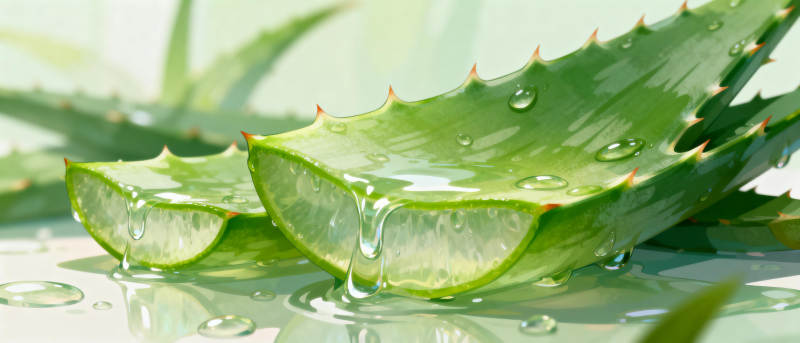 芦荟凝胶滴落图片