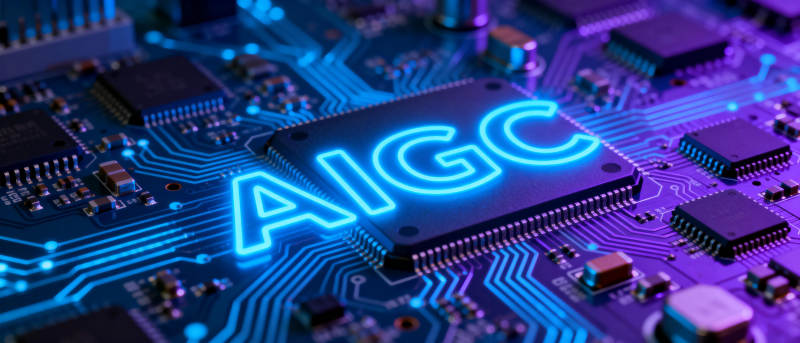 AIGC芯片科技图片