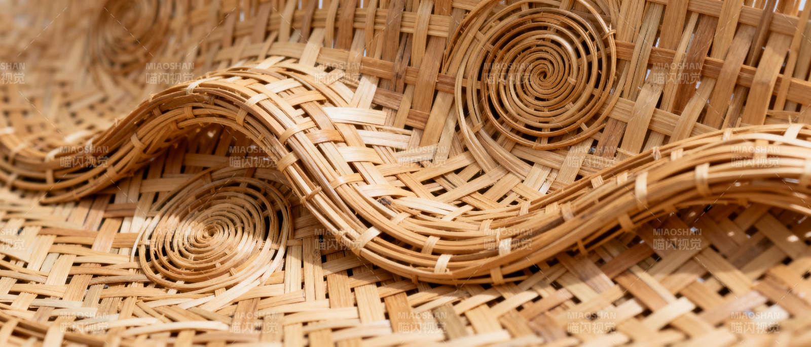 竹编艺术纹理图片
