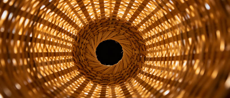 竹编光影艺术图片