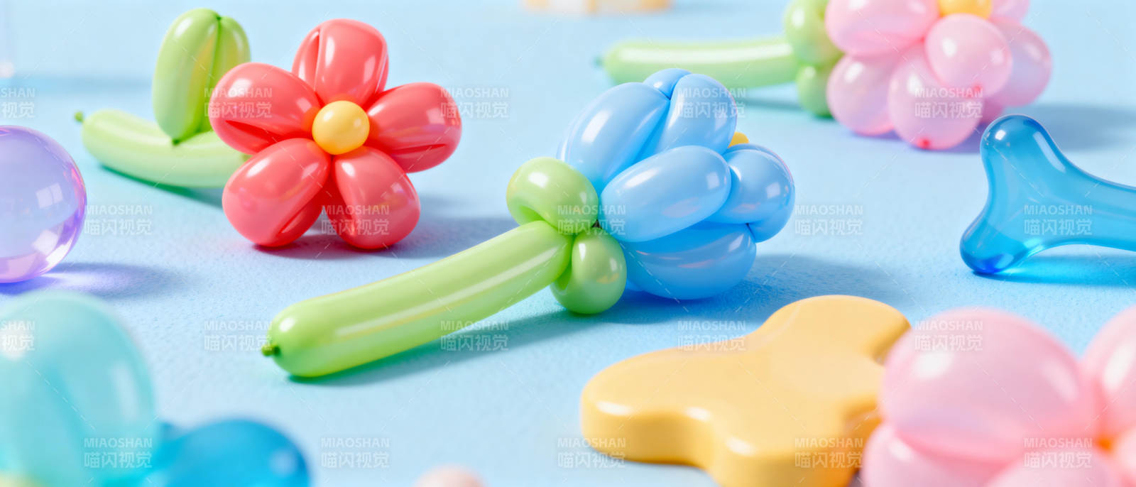 气球花艺创意摆件图片