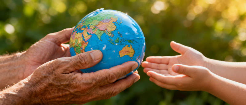 守护地球 代际传承图片