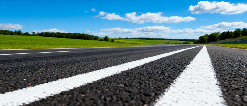 公路延伸至远方图片