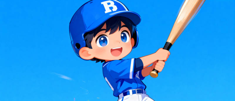 棒球小将挥棒瞬间图片