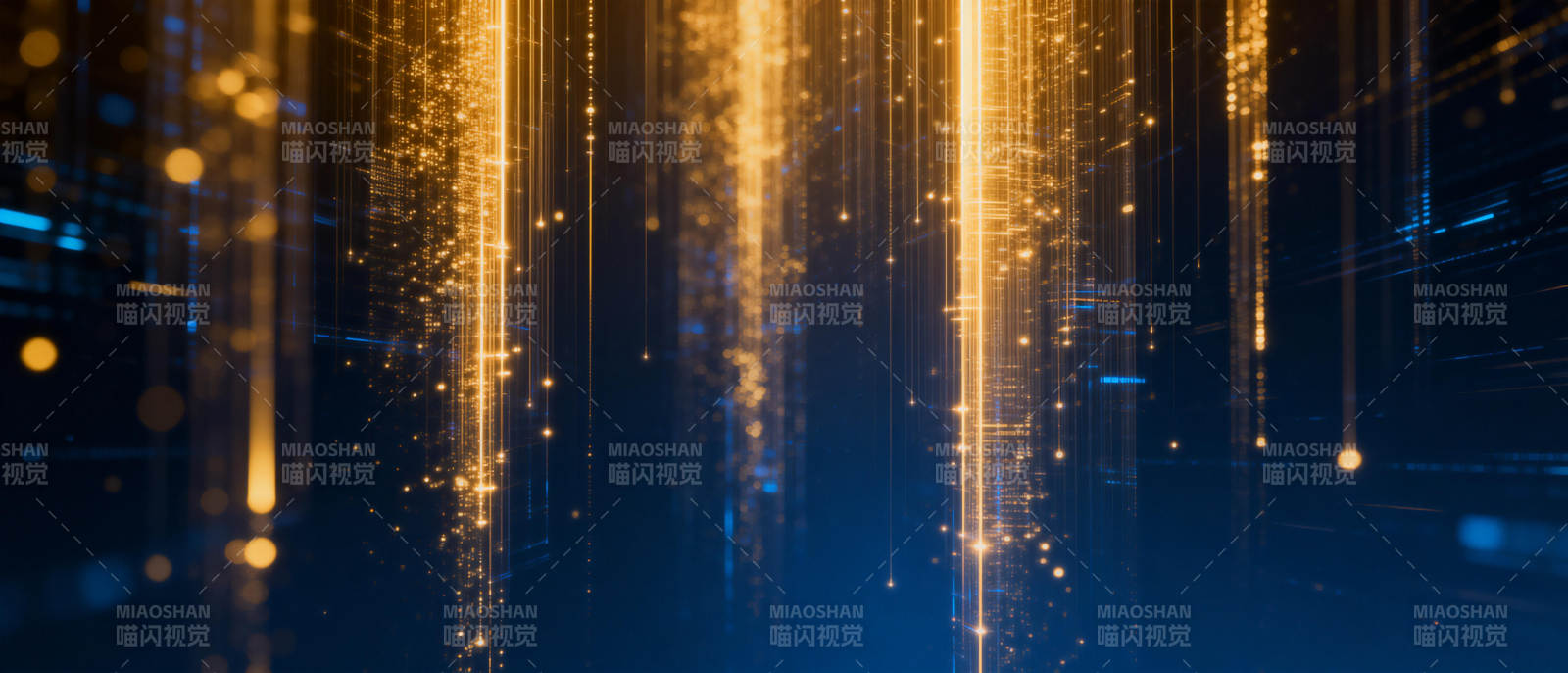 金色光流梦幻背景图片