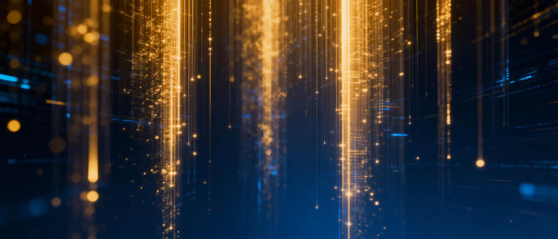 金色光流梦幻背景图片