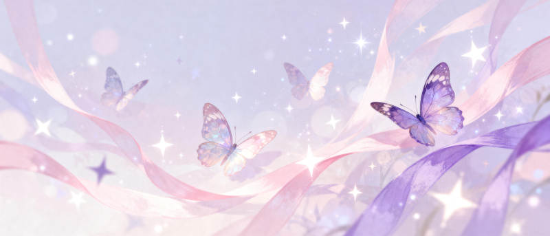 梦幻蝶舞星河图片