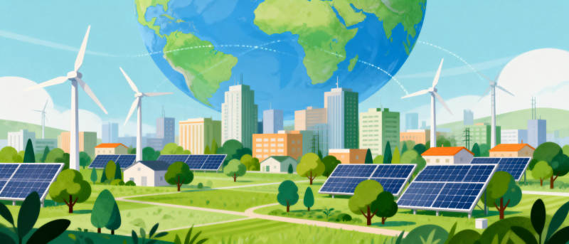 绿色能源城市图片