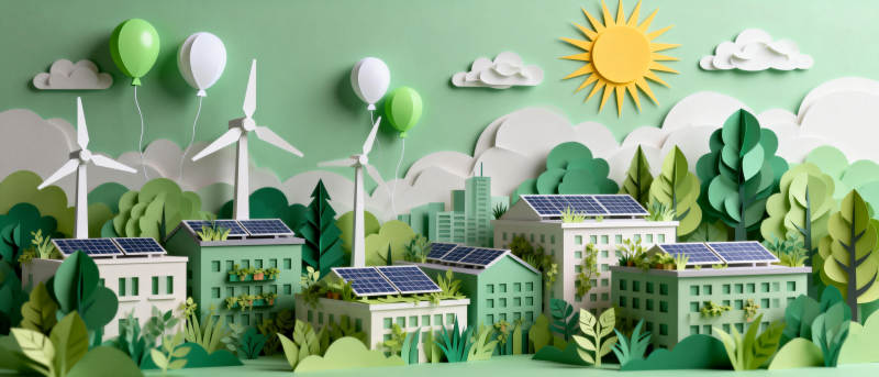 绿色能源城市图片