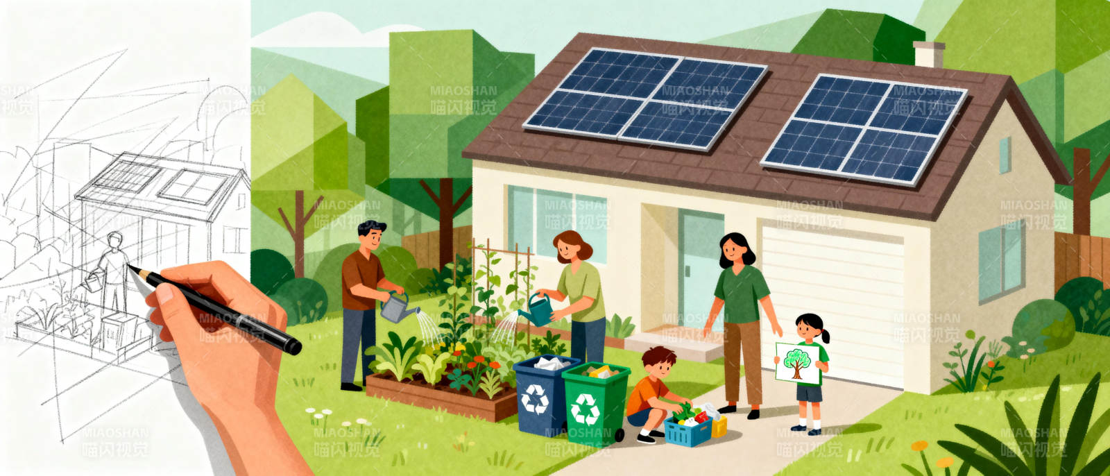 绿色家园 共筑未来图片