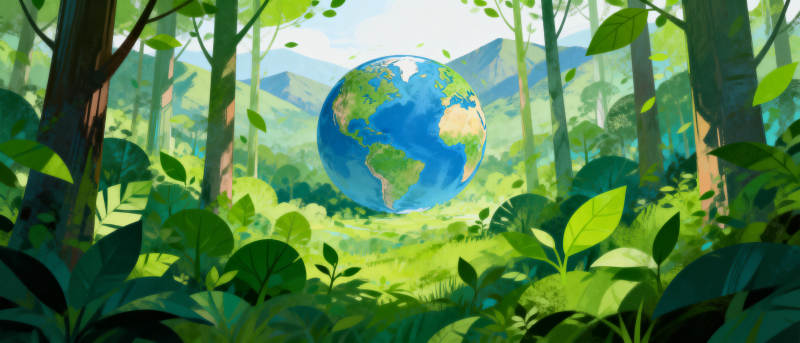 地球森林共生图片