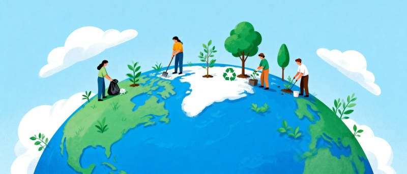 地球环保行动图片