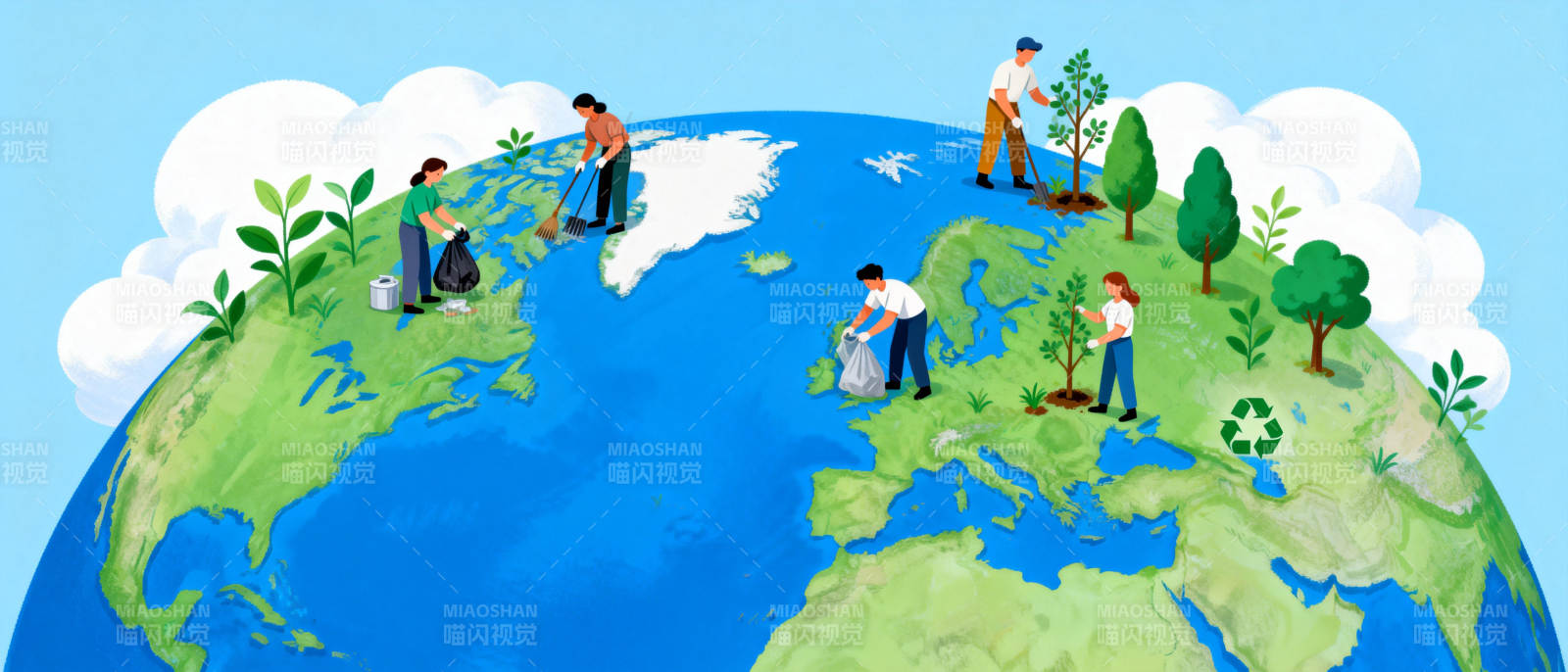 地球环保行动图片