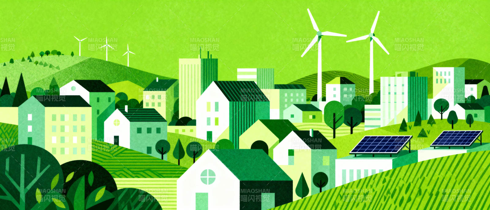 绿色能源城市图片