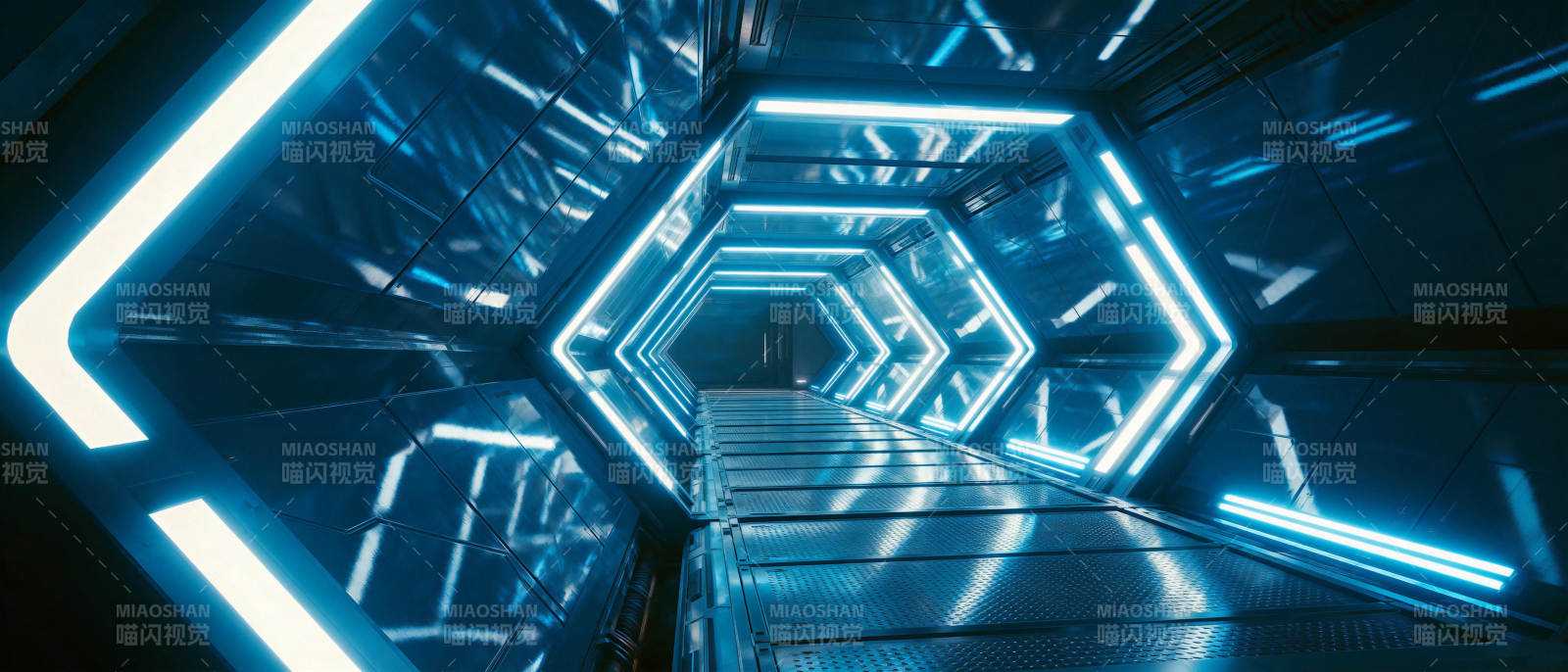 未来科技隧道图片