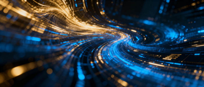 数据流光隧道图片