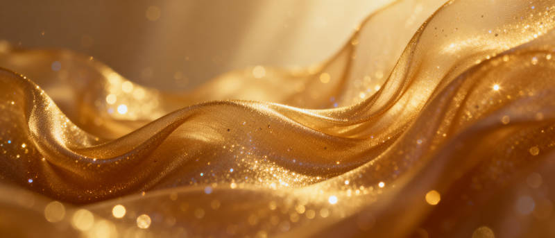 金色波浪闪耀图片