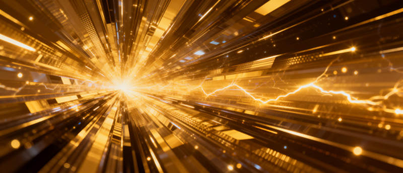 金色光速穿梭图片