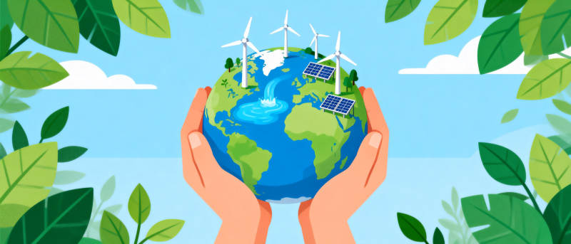 守护绿色地球图片