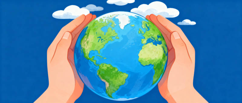 守护地球家园图片