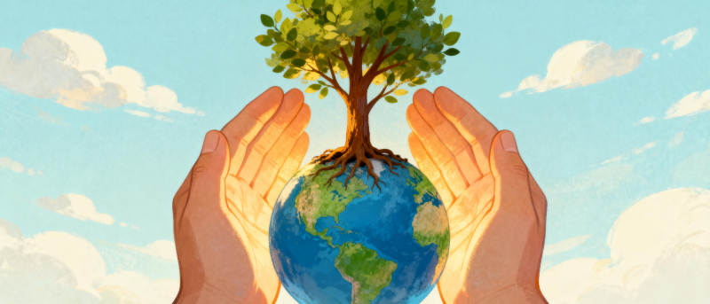 守护地球 绿意盎然图片