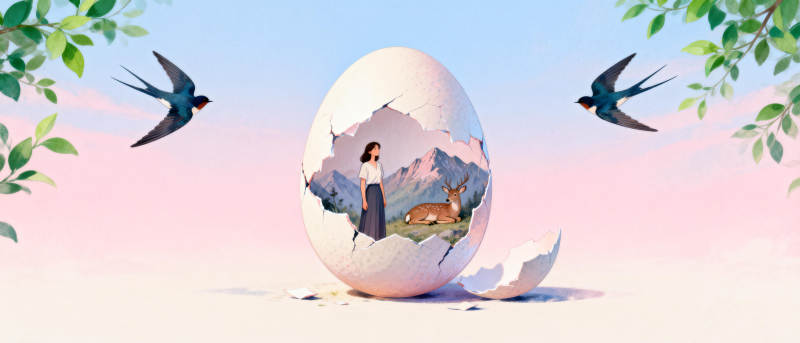 蛋中世界图片