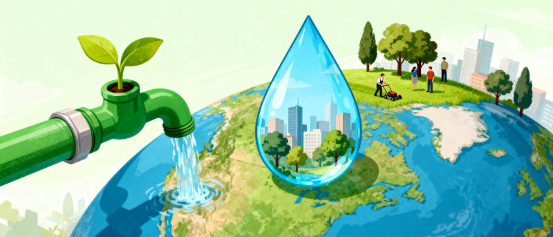 节水护地球图片