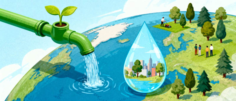 节水护地球图片