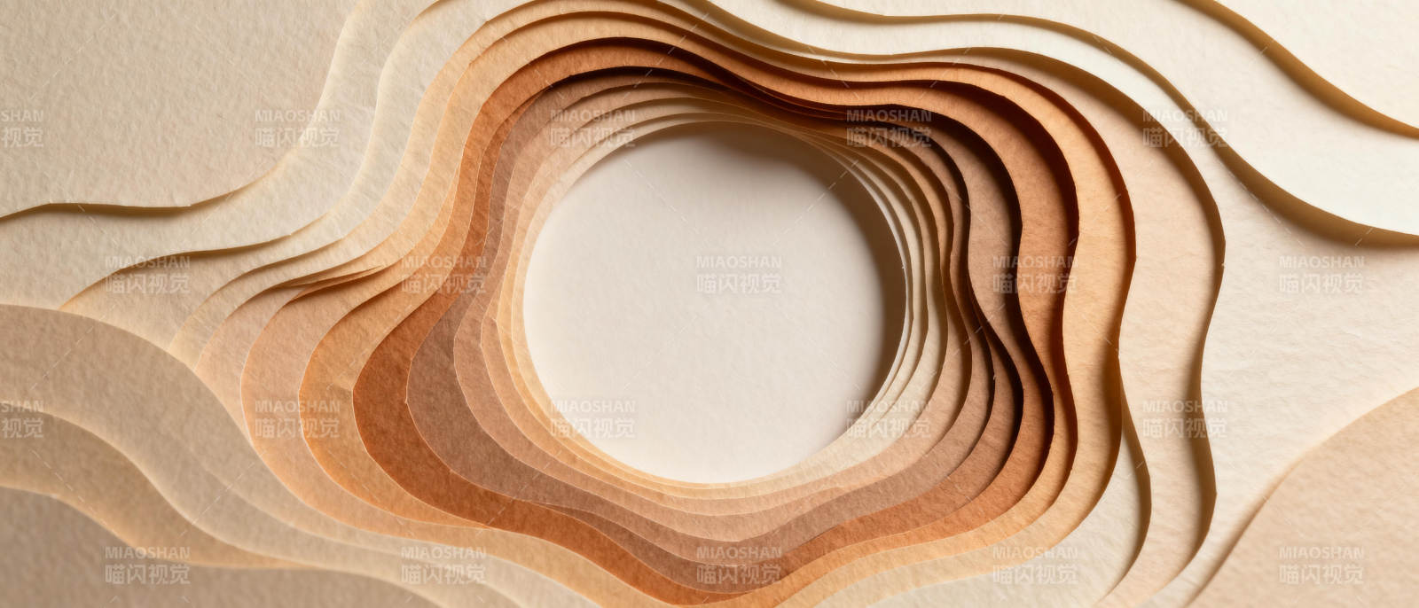 层叠波纹艺术图片