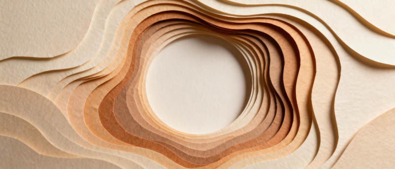 层叠波纹艺术图片