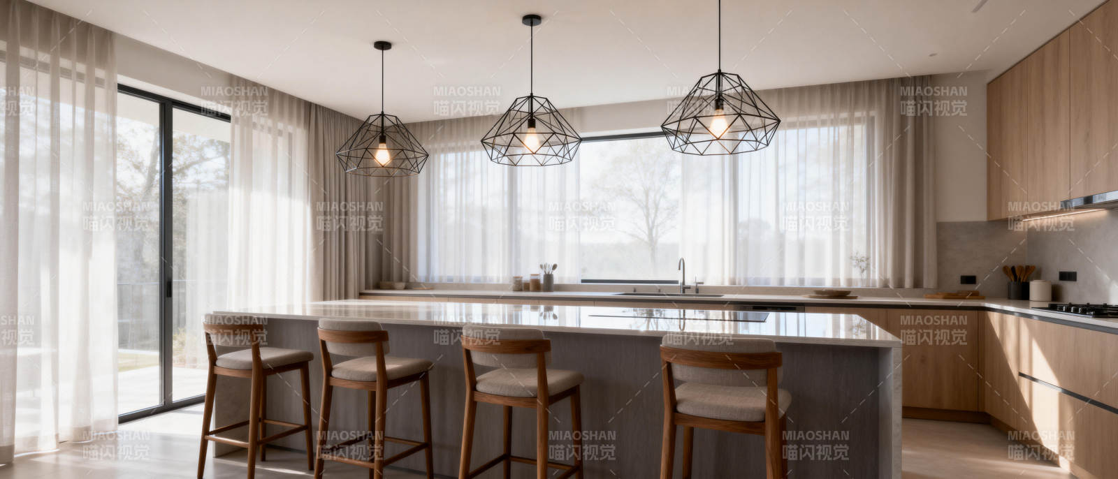 现代简约厨房设计图片