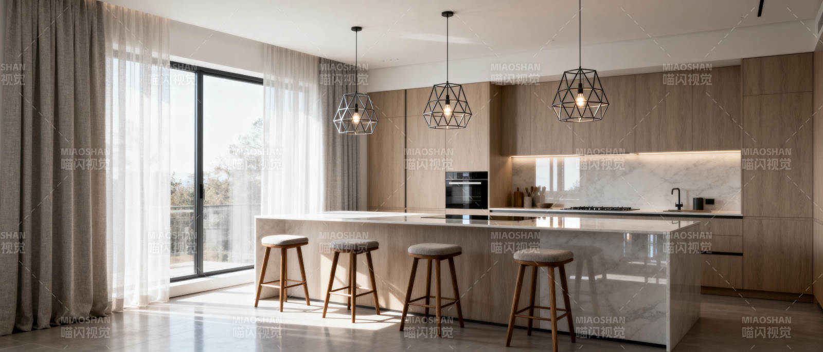 现代简约厨房设计图片