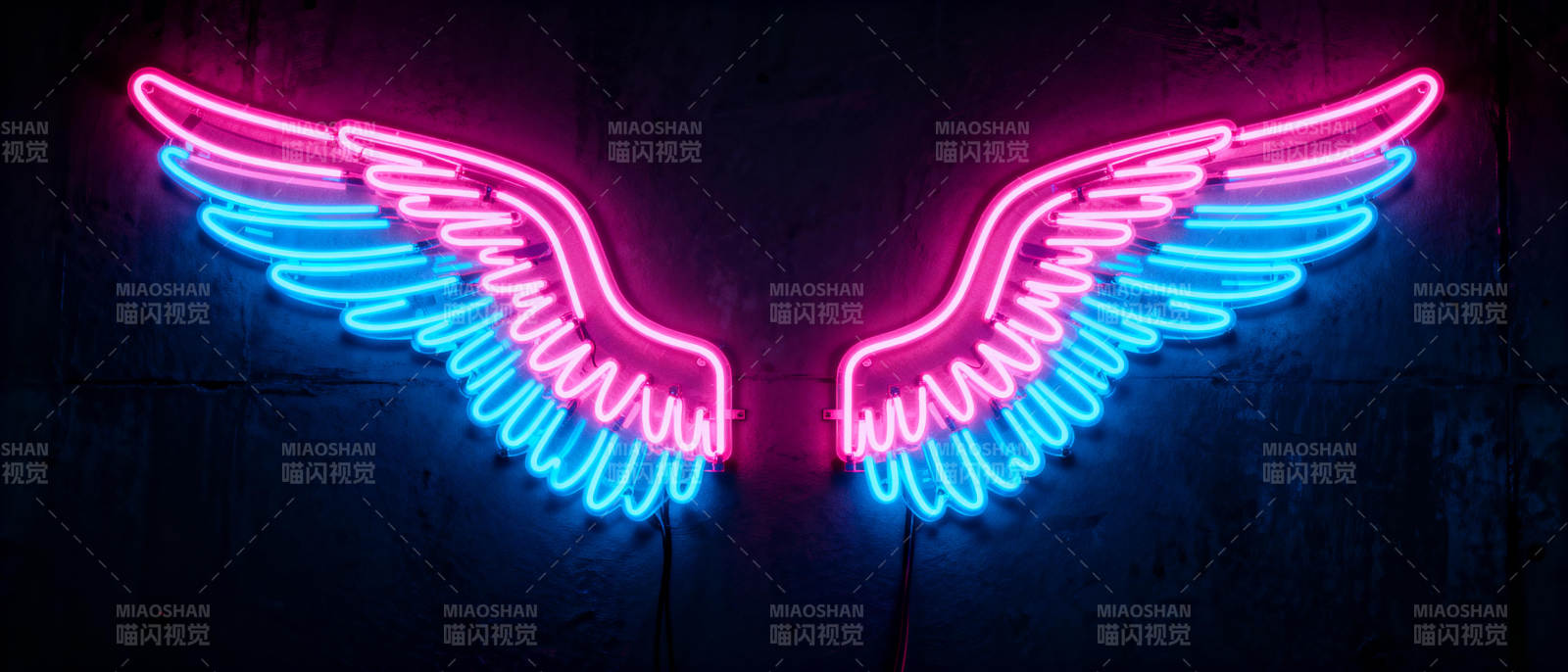 霓虹羽翼图片