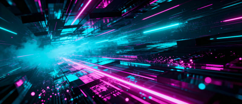 霓虹未来都市图片