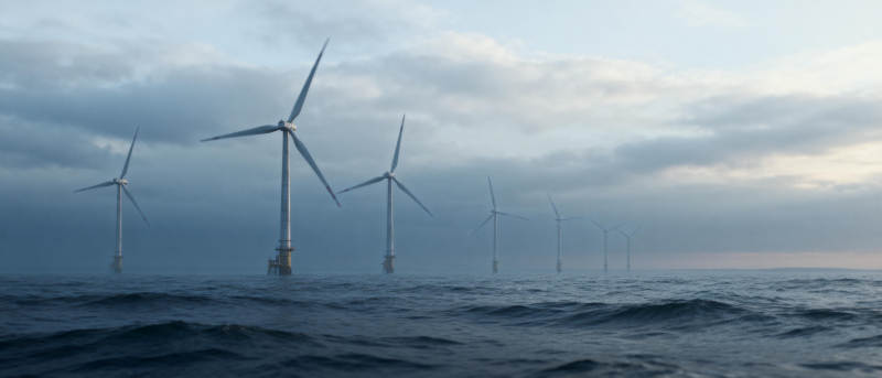 海上风力发电场图片