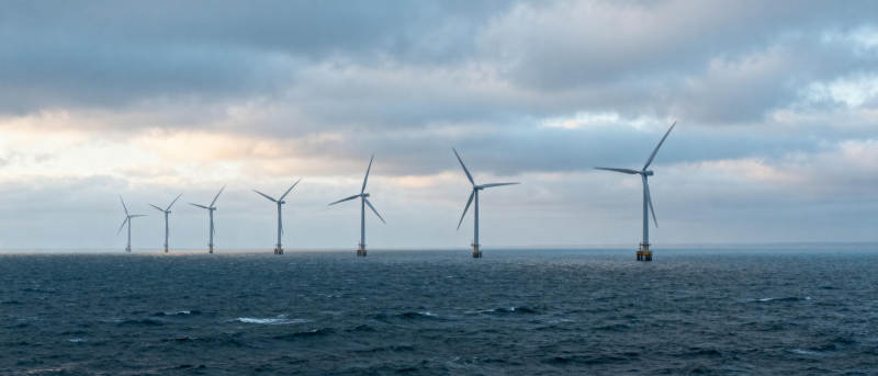 海上风力发电场图片