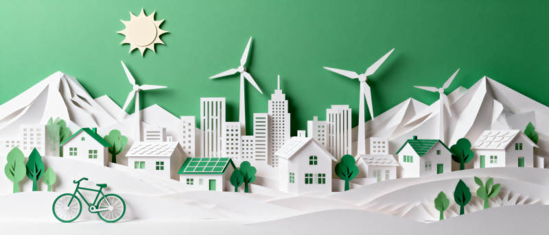 绿色城市 环保生活图片