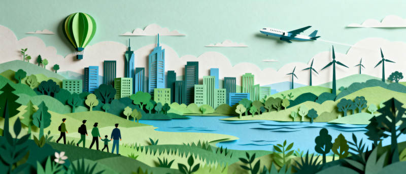 绿色城市 和谐共生图片