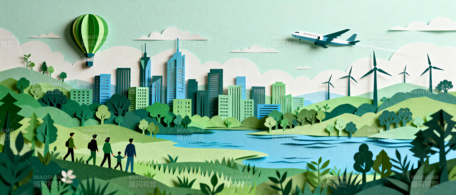 绿色城市 和谐共生图片