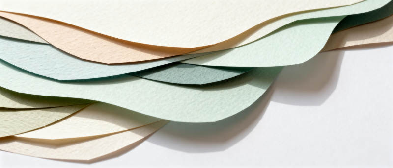 彩纸层叠艺术图片