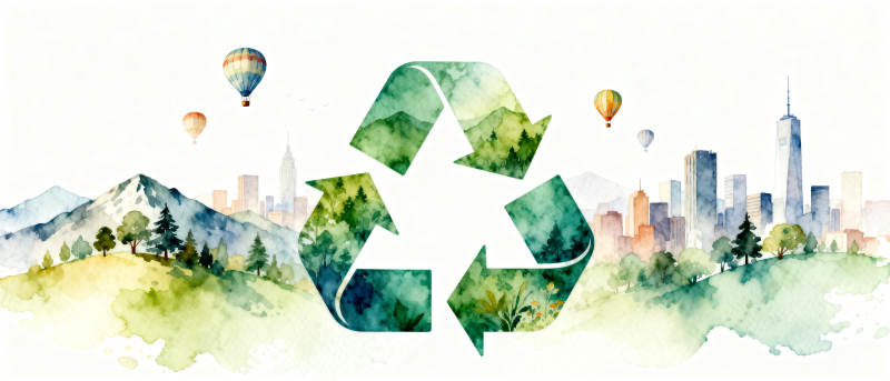 绿色城市 循环共生图片