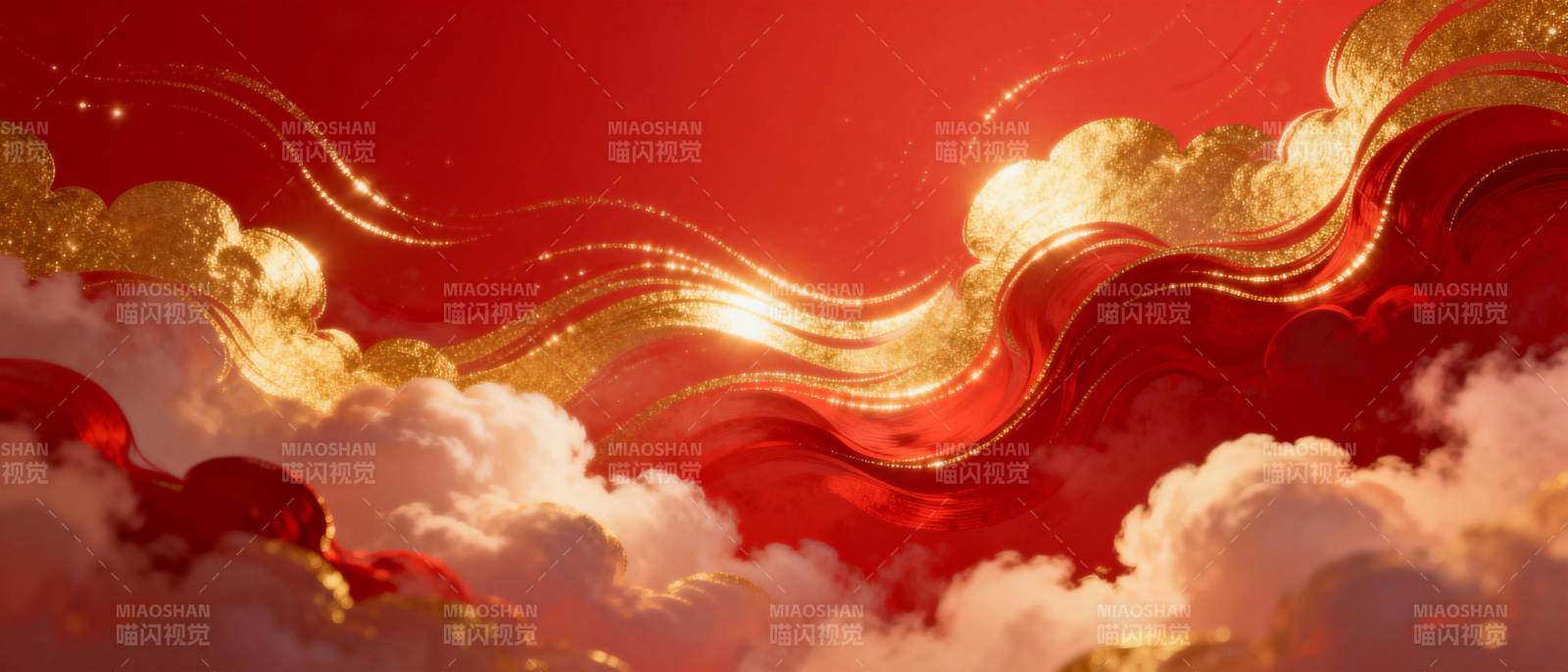 祥云瑞气迎新春图片