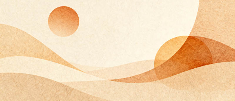 沙漠日落图图片