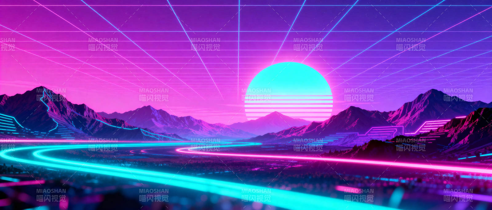 霓虹山河梦图片