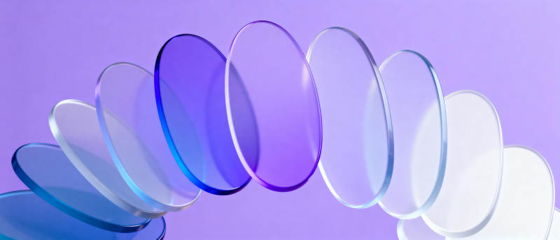 渐变镜片排列图图片